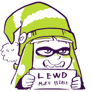 green boy holding lewd sign