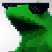pixel frog