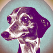Vintage Dog Portrait