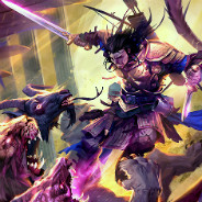 Swordsman Versus Hounds