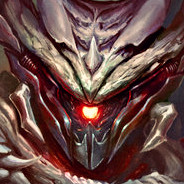 Red Eyed Armored Demon