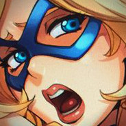 Masked Blonde Heroine