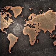 Copper World Map