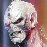 Pale Alien Monster