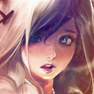 Freckled Silver-Haired Girl