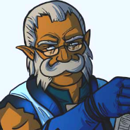 Old Elf With Glasses