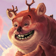 Grinning Antlered Creature