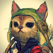 Cat In Link Costume