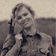 Vintage Female Soldier