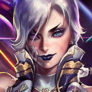 Silver Haired Cyber Girl