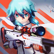 Sinon With Sniper Rifle