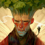 Man With Tree Head
