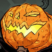 Grinning Jack O Lantern