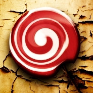 Red Swirl Seal