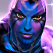 Blue Hooded Sorceress