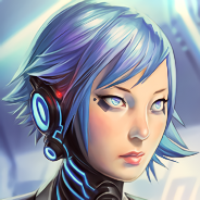 Cyberpunk Headset Girl