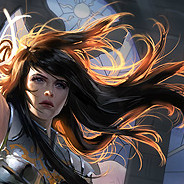 Windswept Warrior Woman