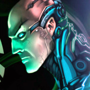 Green Lit Cyborg