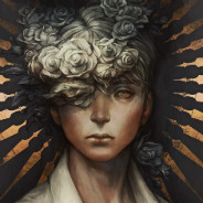 Boy Crowned With Roses