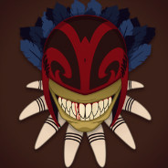 Grinning Tribal Mask