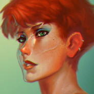 Red Haired Punk Woman