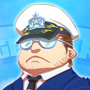 Grumpy Cartoon Captain
